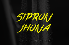 Sipron Jhona - Font
