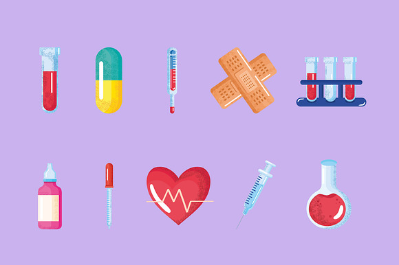 Medical Tools Illustration Set preview 2