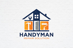 Handyman House Repair Logo, a Design Template by Guavanaboy