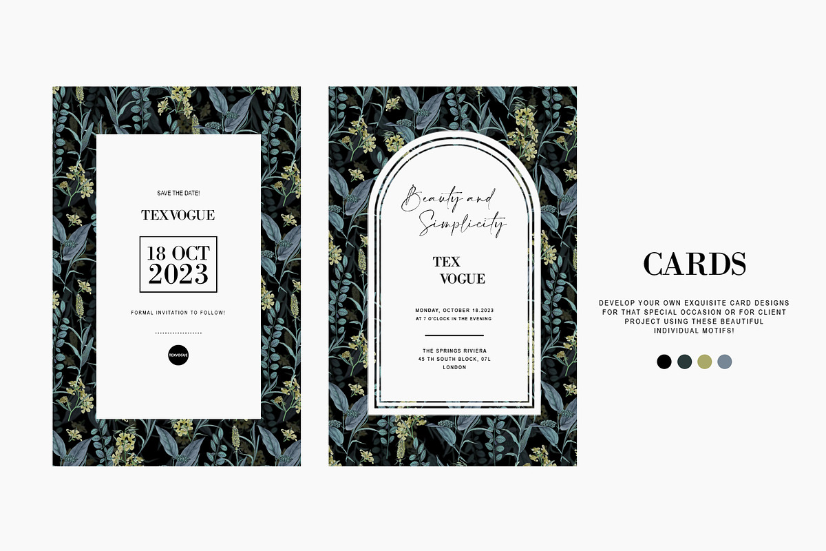 Botanical Jungle - Seamless Patterns, a Pattern Graphic by texvogue (Photo 4 of 18)