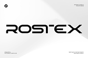 Rostex – Futuristic Techno Display, a Sans Serif Font by roomspace creative lab (Thumbnail 6 of 10)