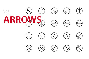 100 Arrows UI Icons