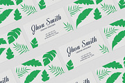 Tropical business card V1, a Business Card Template by EN86-21 (Thumbnail 3 of 3)