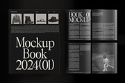 Book Mockup Template, a Books & Magazine Mockup by Zumrod (Thumbnail 3 of 10)