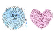 SPA and Massage Doodle Design Kit, a Healthcare Illustration by Artspace (Thumbnail 5 of 5)