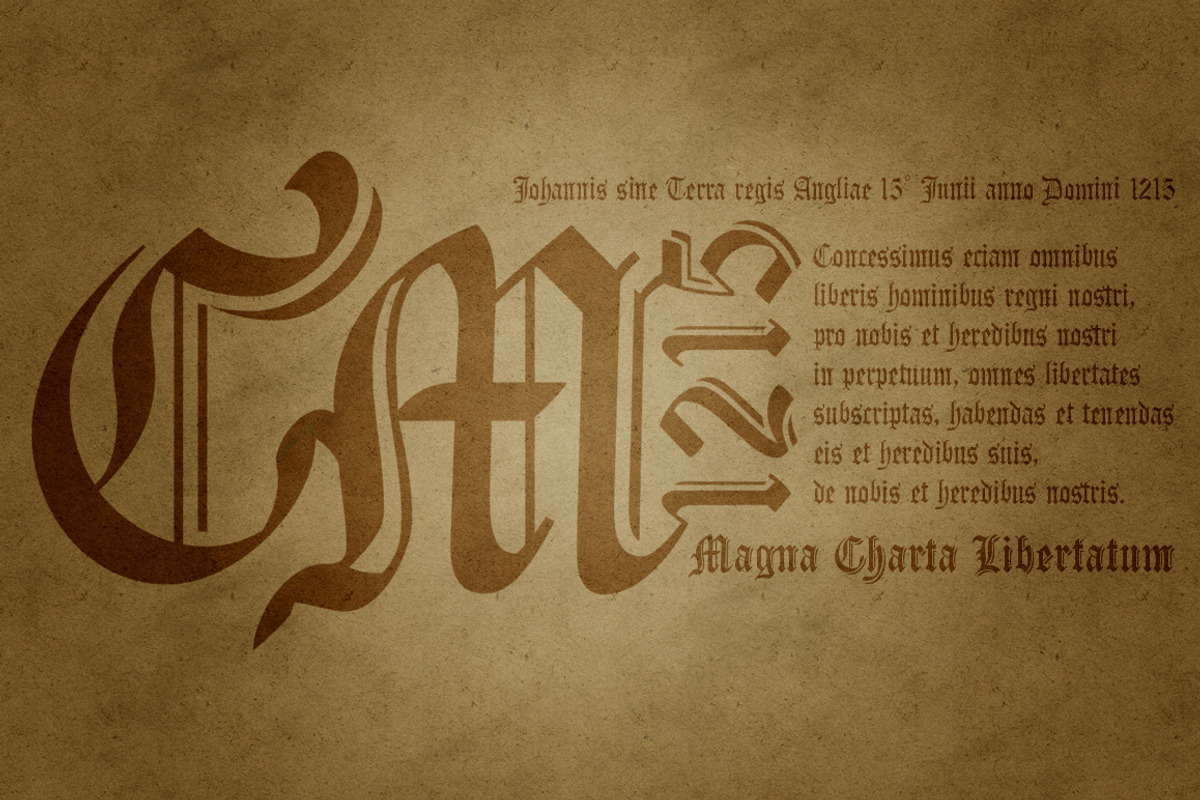 Carta Magna, gothic fonts preview 4