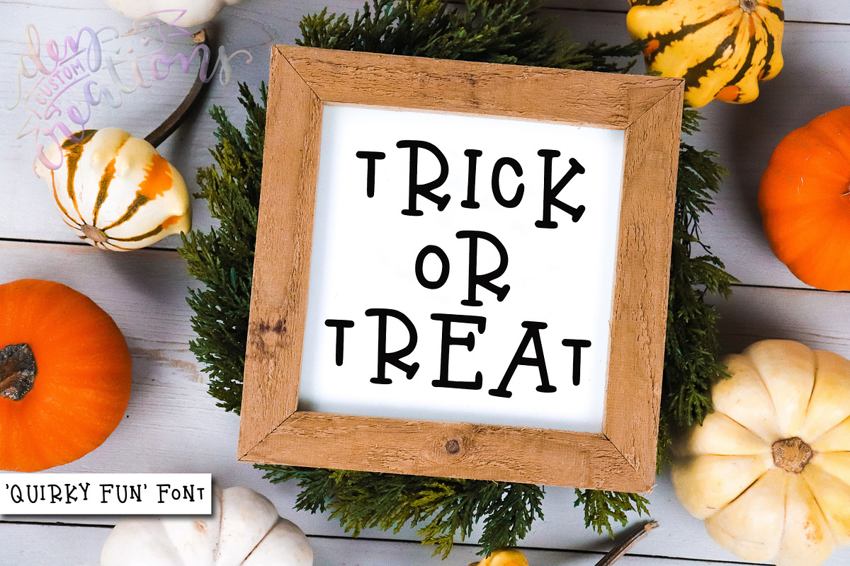 Quirky Fun - A Fun Hand LetteredFont, a Serif Font by Dez Custom Creations (Photo 2 of 10)