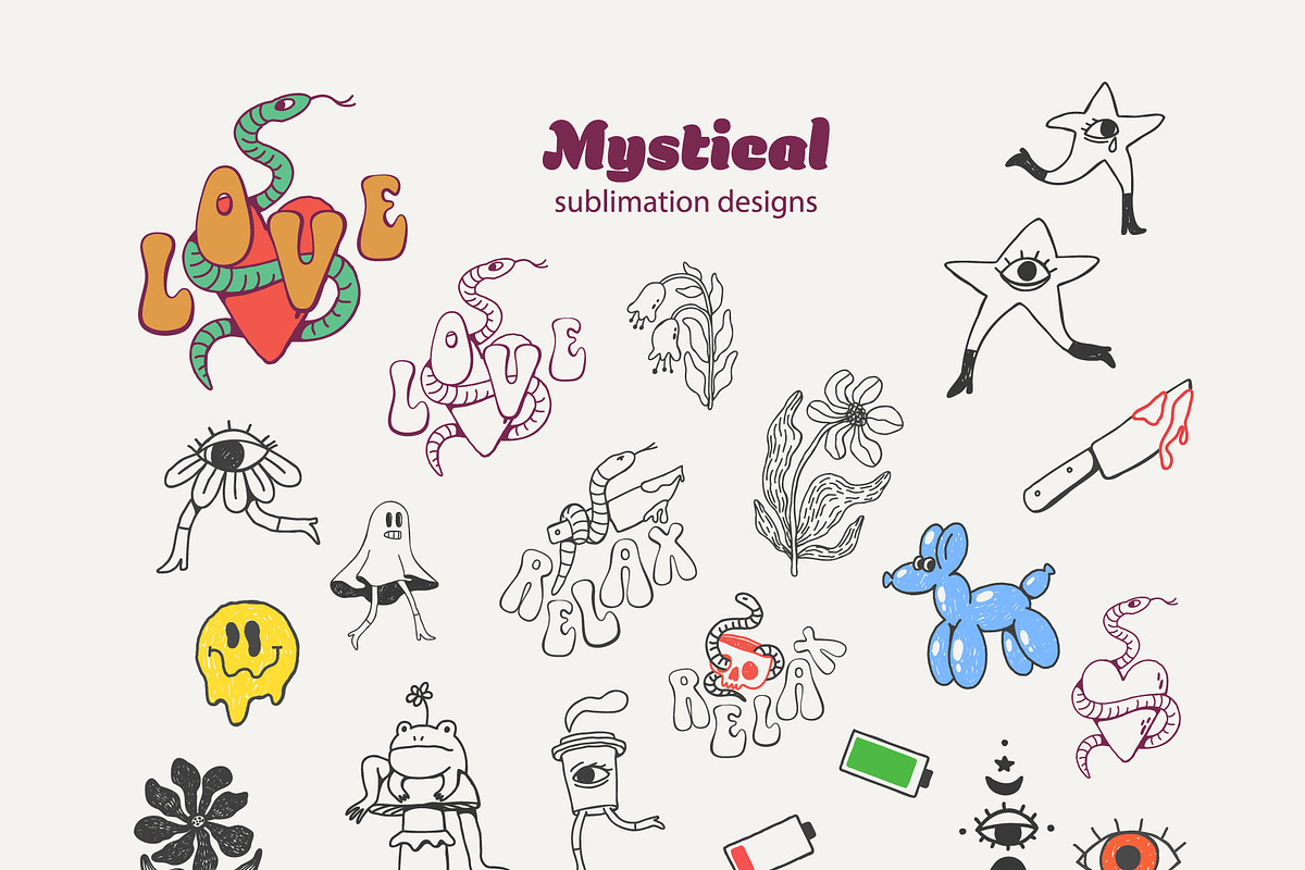 Mystic Sketch Doodles, an Icon by Anastasiya Klempach (Photo 5 of 8)