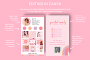 Business Card Template - Pastel, a Business Card Template by SunshineStudioBoutique (Thumbnail 4 of 9)