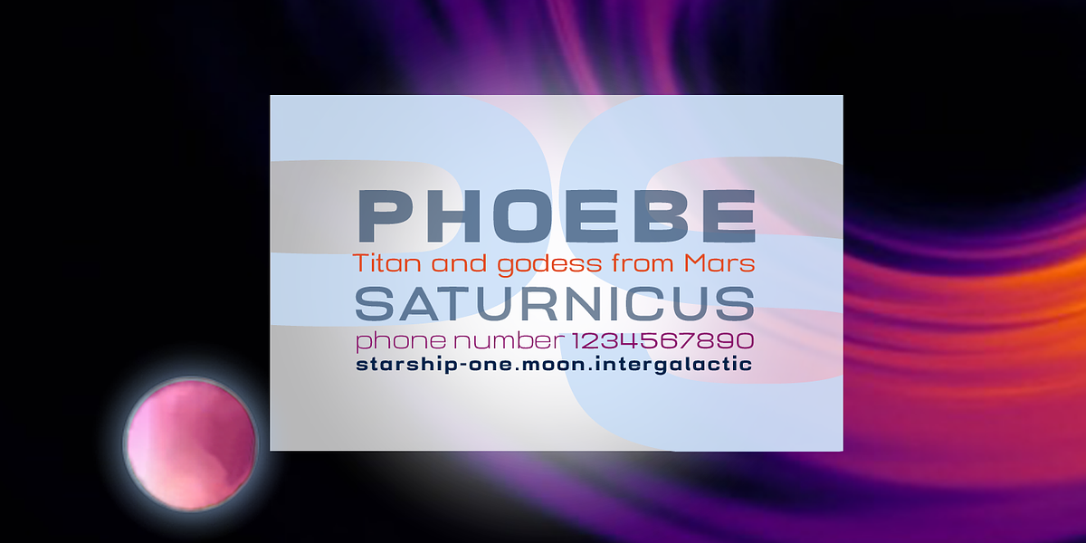 Phoebe, a Sans Serif Font by Wiescher-Design (Photo 7 of 9)