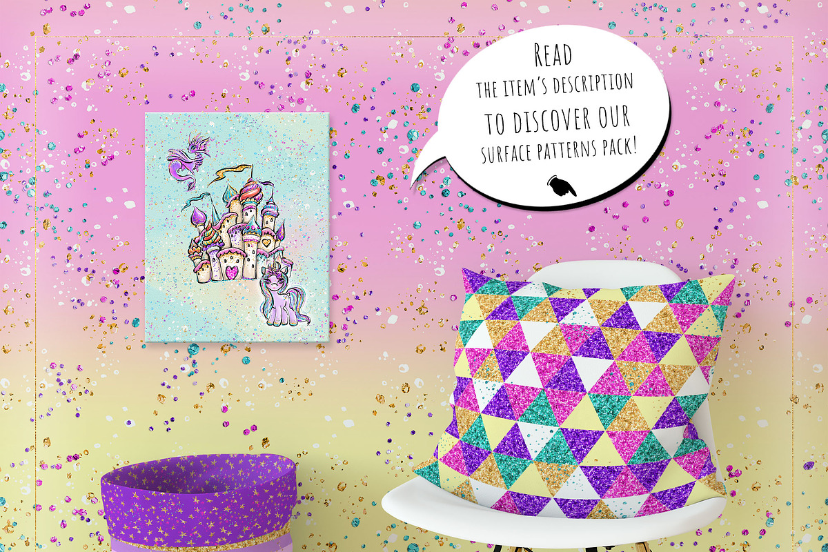 Abstract Glitter Textures Patterns, a Pattern Graphic by KaramfilaS (Photo 17 of 17)