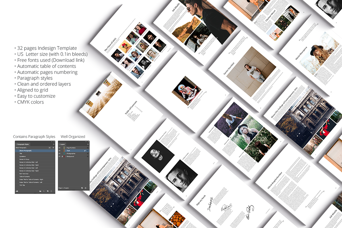 Clean Yearbook, a Brochure Template by zheksha (Photo 2 of 6)