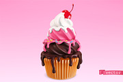 Cake, cupcakes, donuts, vector icons, an Icon by Allevinatis Studio (Thumbnail 5 of 9)
