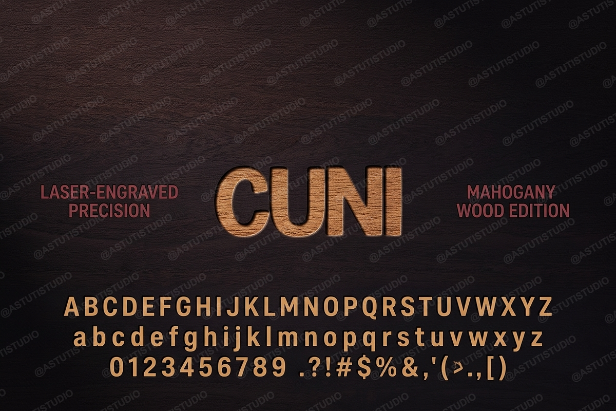 Cuni - Elegant Modern Serif Typeface, a Serif Font by Astuti Studio (Photo 15 of 25)