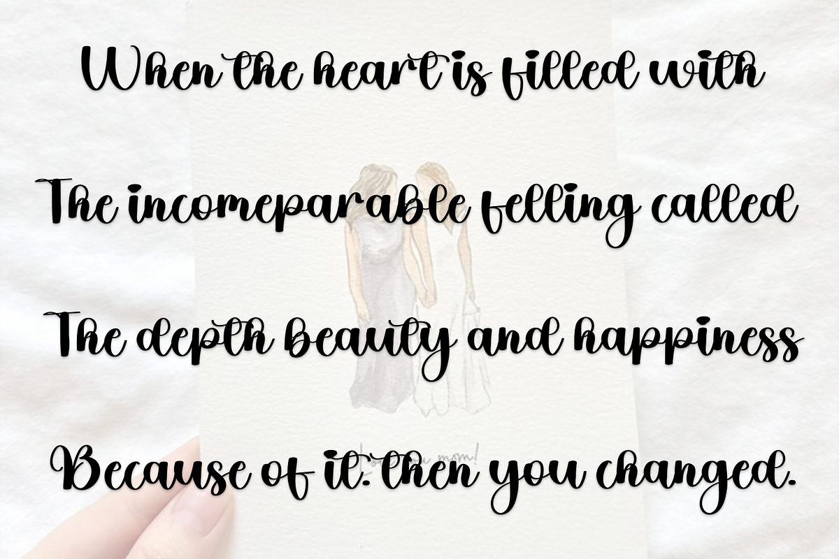 Delighter, a Handwritten Font by InermediaSTUDIO (Photo 7 of 8)