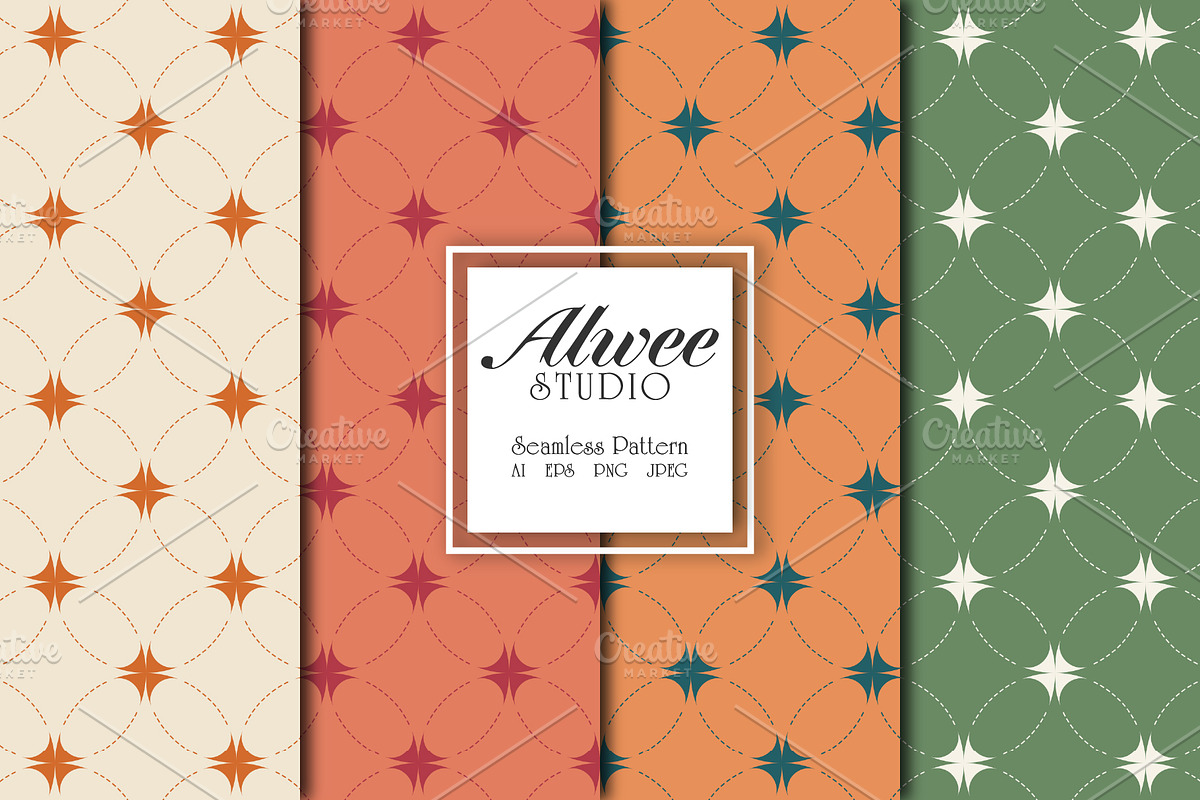 Japanese Seamless Pattern Set, a Pattern Graphic by Alwee Studio (Photo 3 of 10)