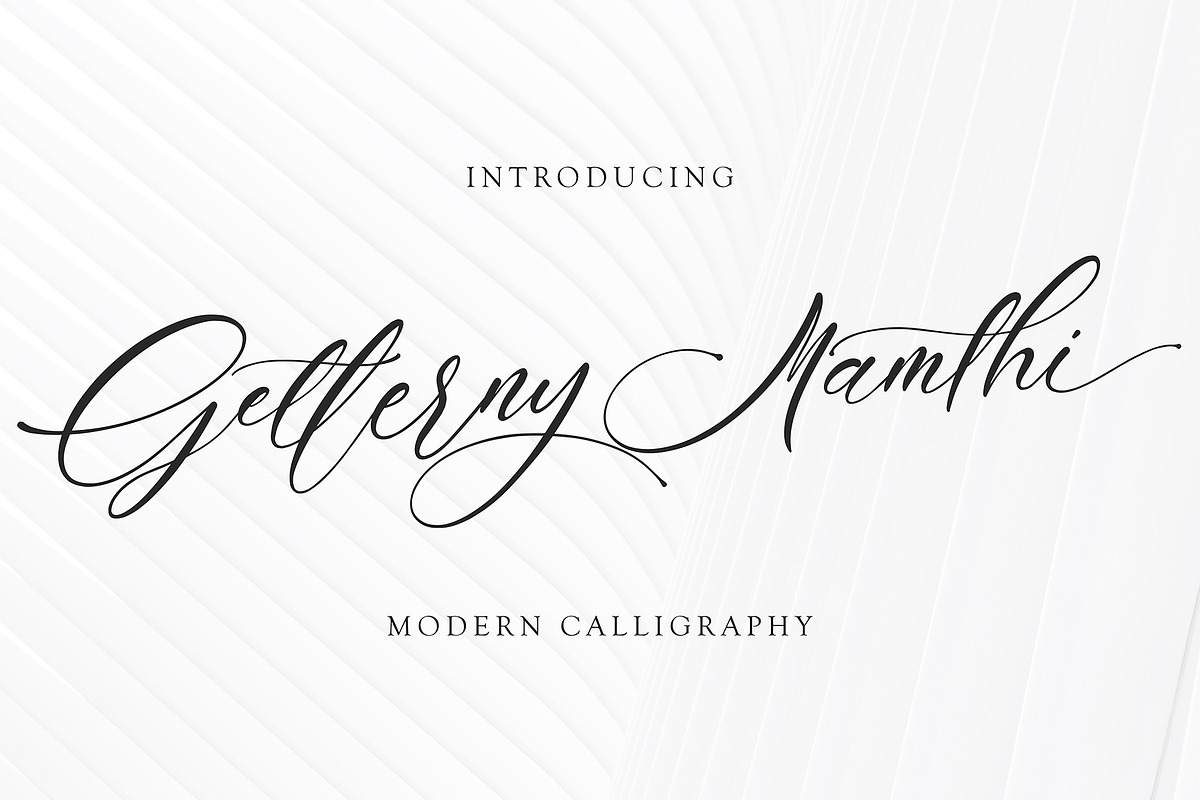 Getterny Mamthi Black Friday, a Script Font by MissinkLab Studio (Photo 7 of 9)