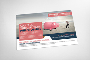 Charity Donation Postcards Template