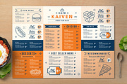 Simple Restaurant Menu Board, a Stationery Template by Aarley Kaiven (Thumbnail 1 of 4)