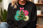 Colorful Boho Glitter Christmas Tree, an Illustration by Craft Nest (Thumbnail 4 of 6)