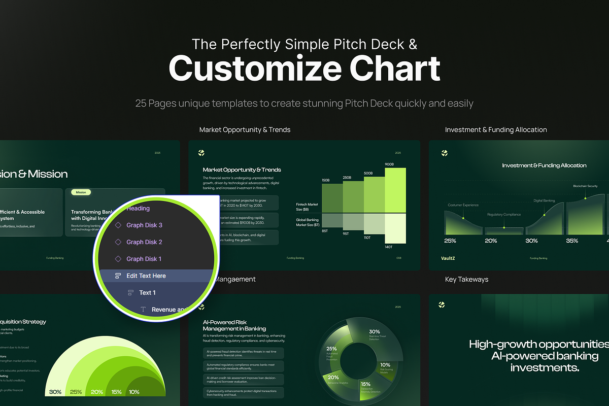 Banking Investor Pitch Deck, a Presentation Template by pickolabstudio (Photo 3 of 6)