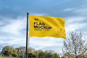 Flag Mockup, a Product Mockup by mockupbuys (Thumbnail 5 of 17)