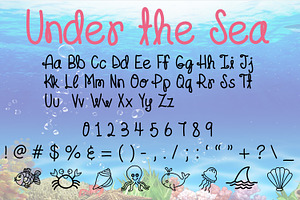 Under The Sea Font