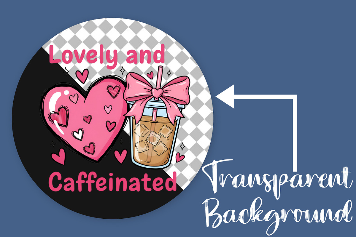 To Be Lovely & Caffeinated Png, an Illustration by Canvas Craft (Photo 2 of 6)