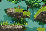 2D Forest Tileset Pack, an Illustration by LudicArts (Thumbnail 4 of 5)
