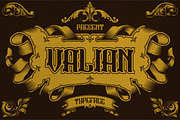 VALIAN, a Blackletter Font by Annivers Type (Thumbnail 1 of 5)