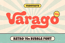 Varago Retro 70's Bubble Font