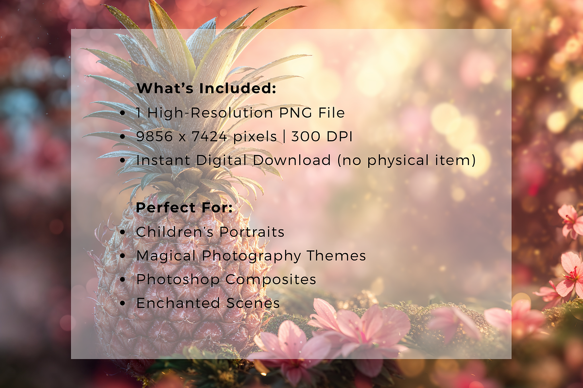 Pineapple Dream Digital Backdrop, a Background Photo by Winwin Design Art (Photo 4 of 5)