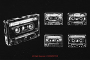 10 Bundle Dark Art Cassette Tape, an Illustration by Morspective (Thumbnail 5 of 7)