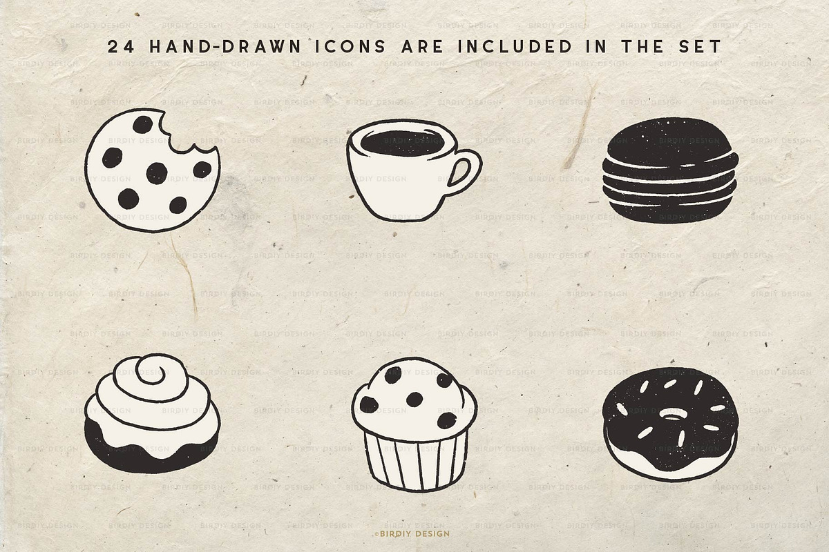 Freshly Baked Graphics Bakery Icons, an Icon by BirDIY Design (Photo 5 of 9)