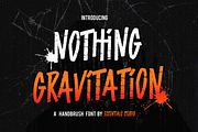 NOTHING GRAVITATION, a Font by Essentials Studio (Thumbnail 1 of 10)