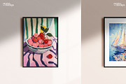 DIN A Black Wood Frame Mockup PSD, a Household Mockup by momomockps (Thumbnail 3 of 9)