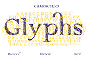 Eitencia, a Serif Font by Damelev (Thumbnail 10 of 12)