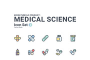 Medical Science Colors, an Outline Icon by BomSymbols (Thumbnail 4 of 4)