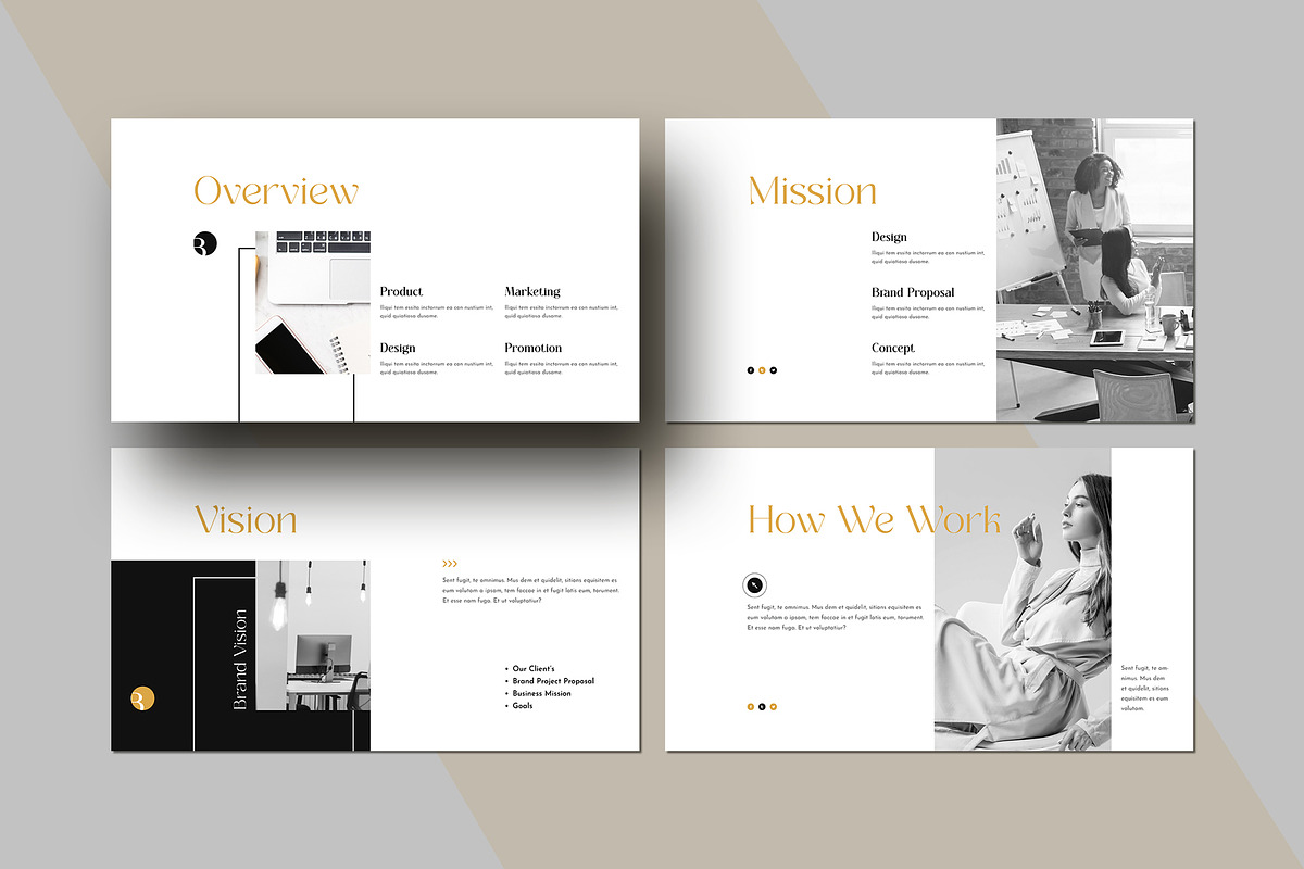 Brand Proposal Template, a Presentation Template by White Graphic (Photo 4 of 8)