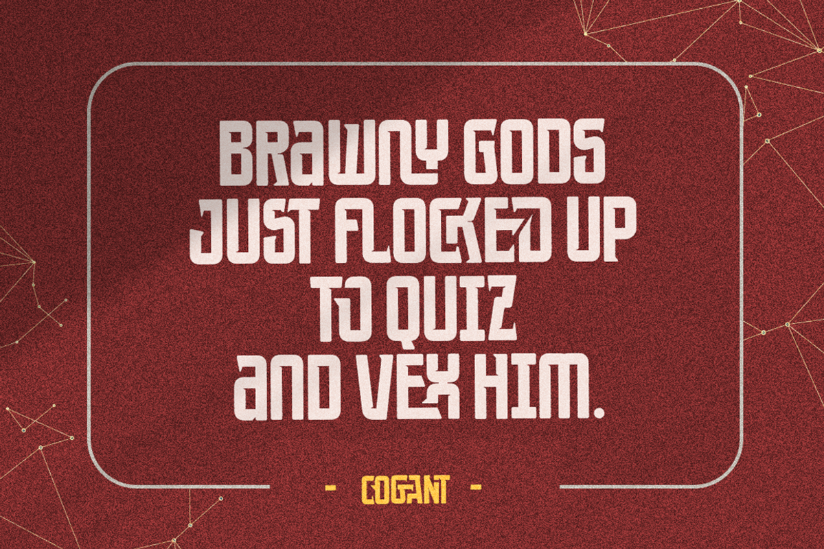 Cogant Typeface, a Sans Serif Font by Grontype (Photo 7 of 10)
