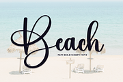 Beach | Script Font, a Script Font by Scratchones (Thumbnail 1 of 8)