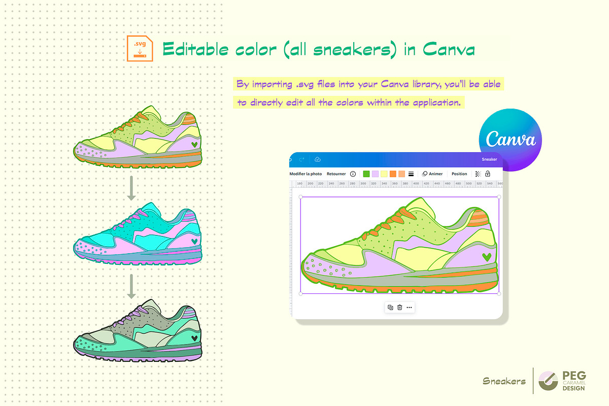 forty-sneaker-illustrations, a Sport Illustration by Peg Design (Photo 5 of 14)