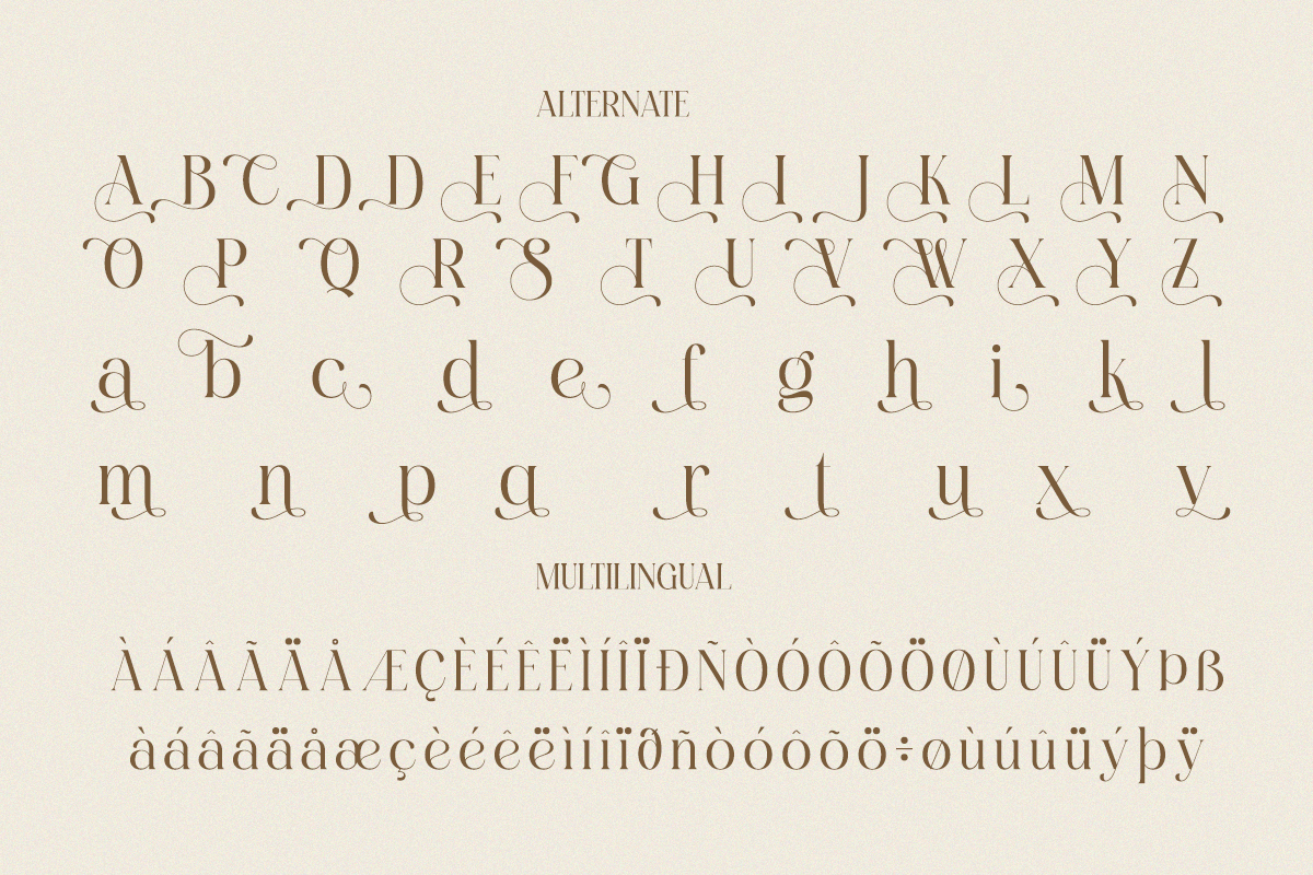 Serenity Bloom - Elegant Stylish, a Serif Font by Qweera Studio (Photo 9 of 11)