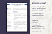 Resume Template for word - Modern, a Resume Template by aivos (Thumbnail 6 of 7)