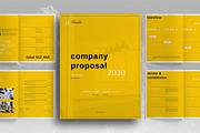 Yellow Company Proposal Brochure, a Brochure Template by Boris Cupac (Thumbnail 1 of 7)