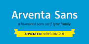 Arventa Sans PRO, a Sans Serif Font by preussTYPE (Thumbnail 1 of 10)