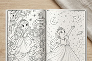Magical Princess Coloring Book Vol29, a Person Illustration by ikarifq shop (Thumbnail 6 of 7)