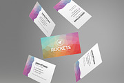 Polygon Business Card Template, a Business Card Template by Creativenauts (Thumbnail 4 of 4)