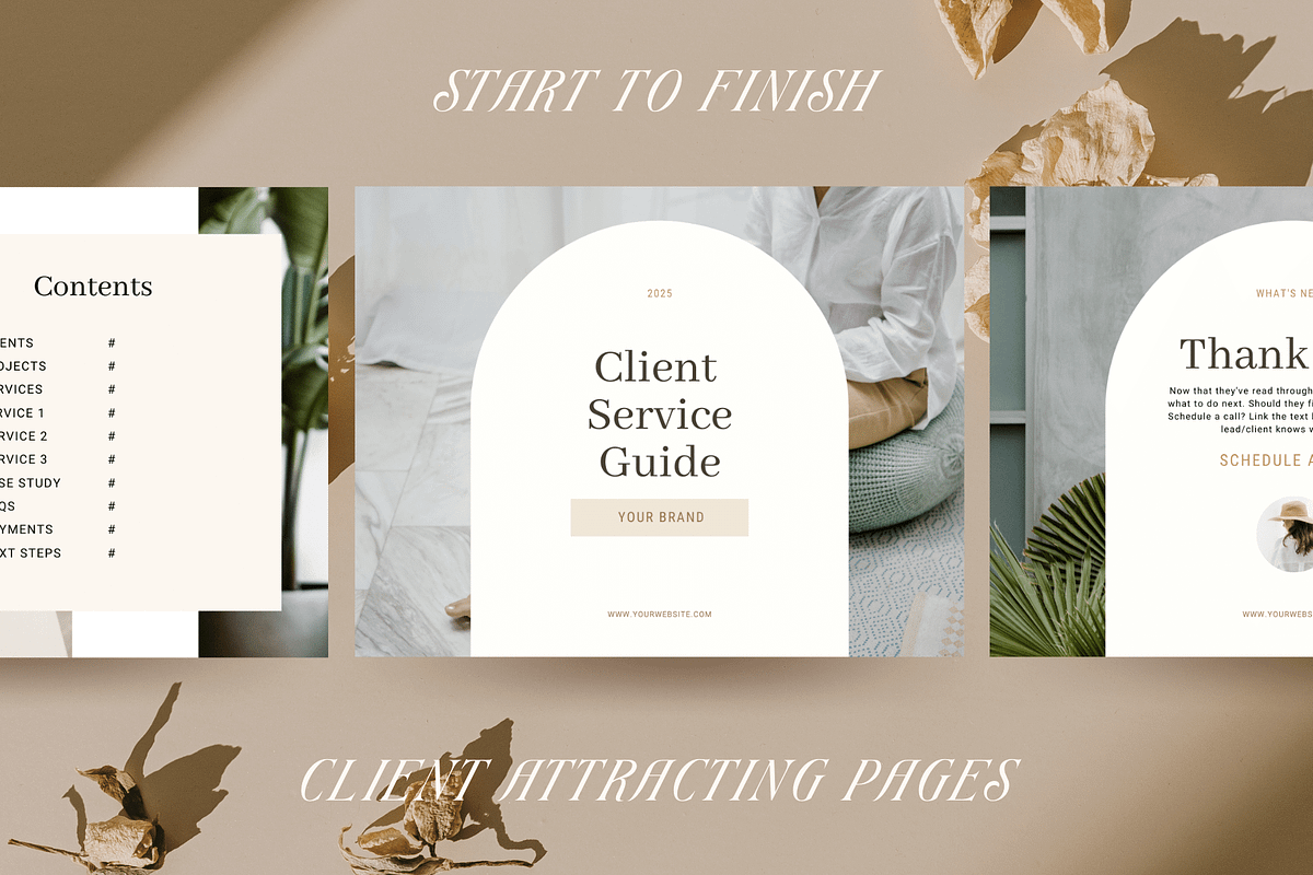 Client Service Guide Template, a Presentation Template by Creative Day