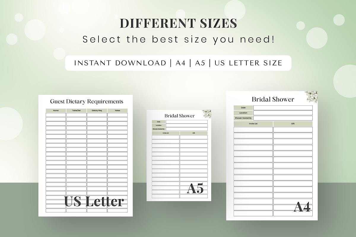 Minimalistic Wedding Planner, a Print Template by Snapybiz (Photo 8 of 10)